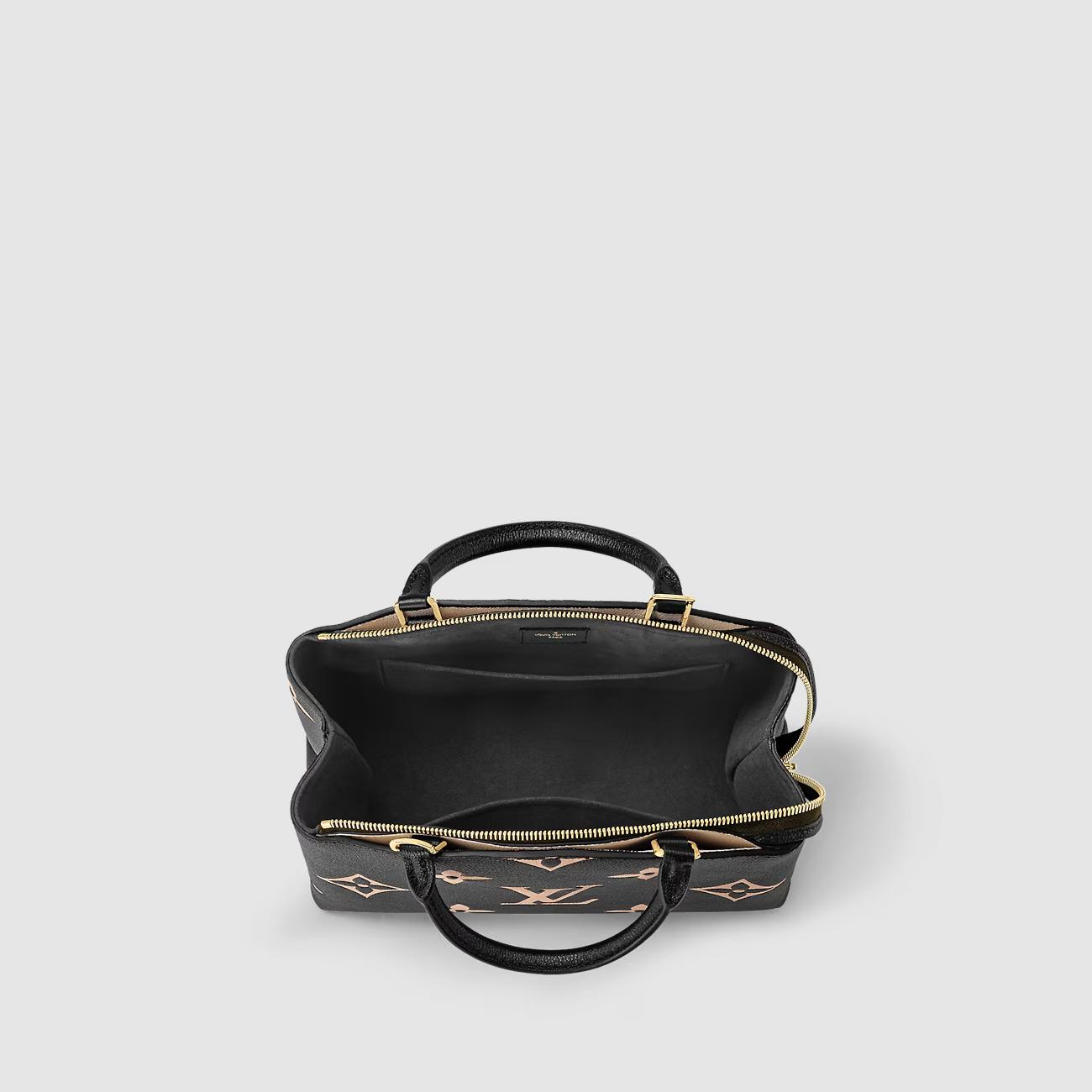 Túi Louis Vuitton Petit Palais Nữ Bicolor Đen Be